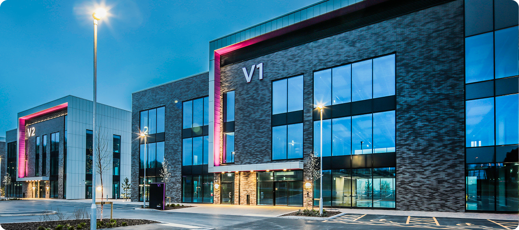 Violet building at Sci-Tech Daresbury